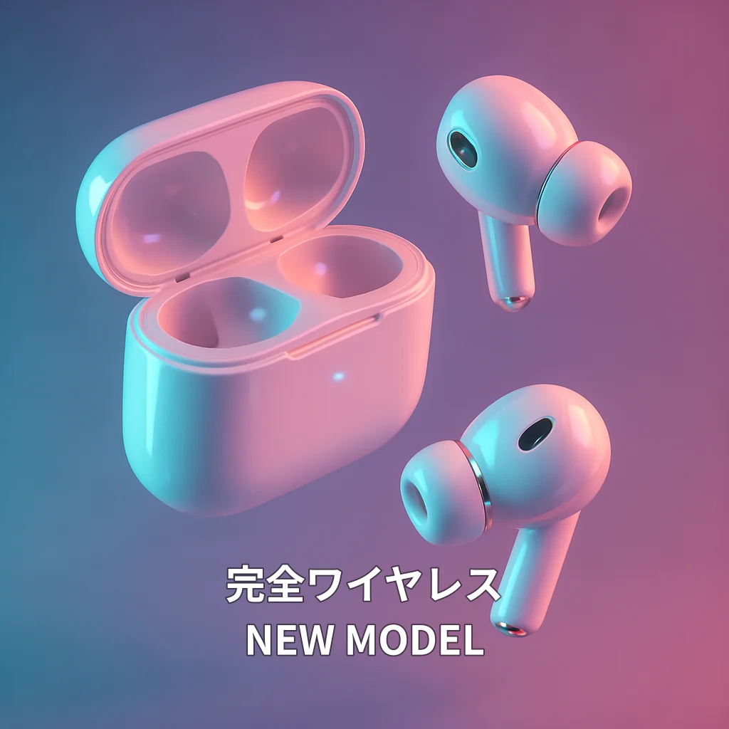 完全ワイヤレス。新世代イヤホン登場