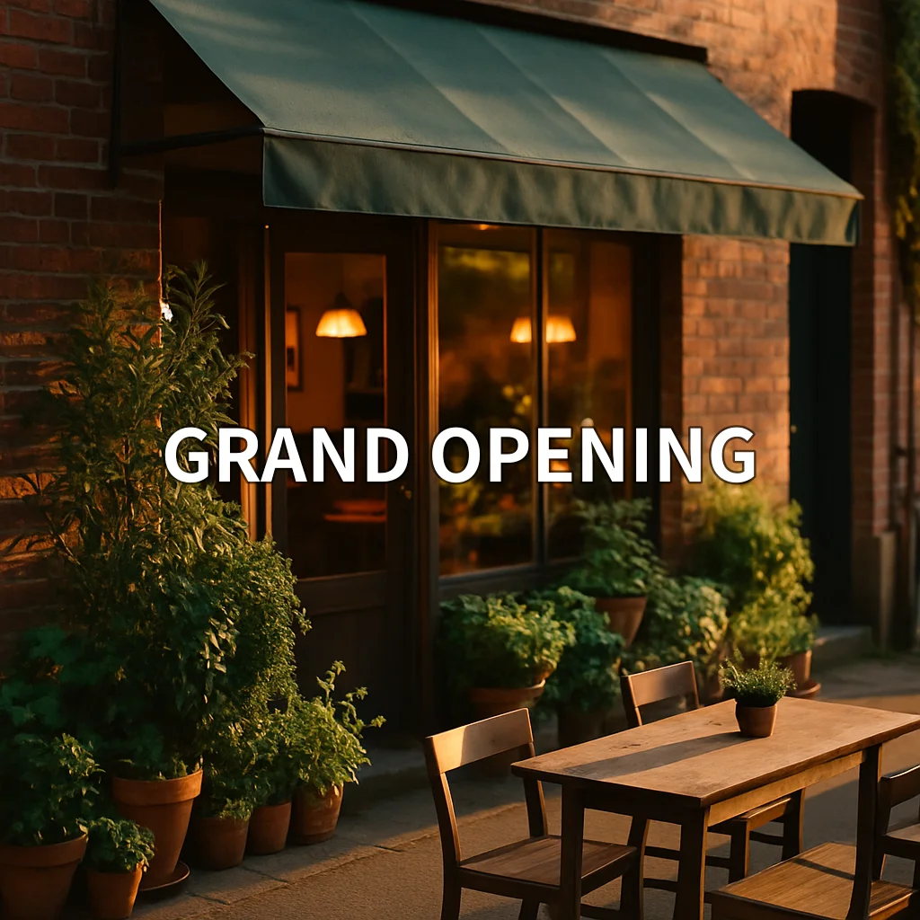 ついにオープン！こだわりのコーヒーをどうぞ