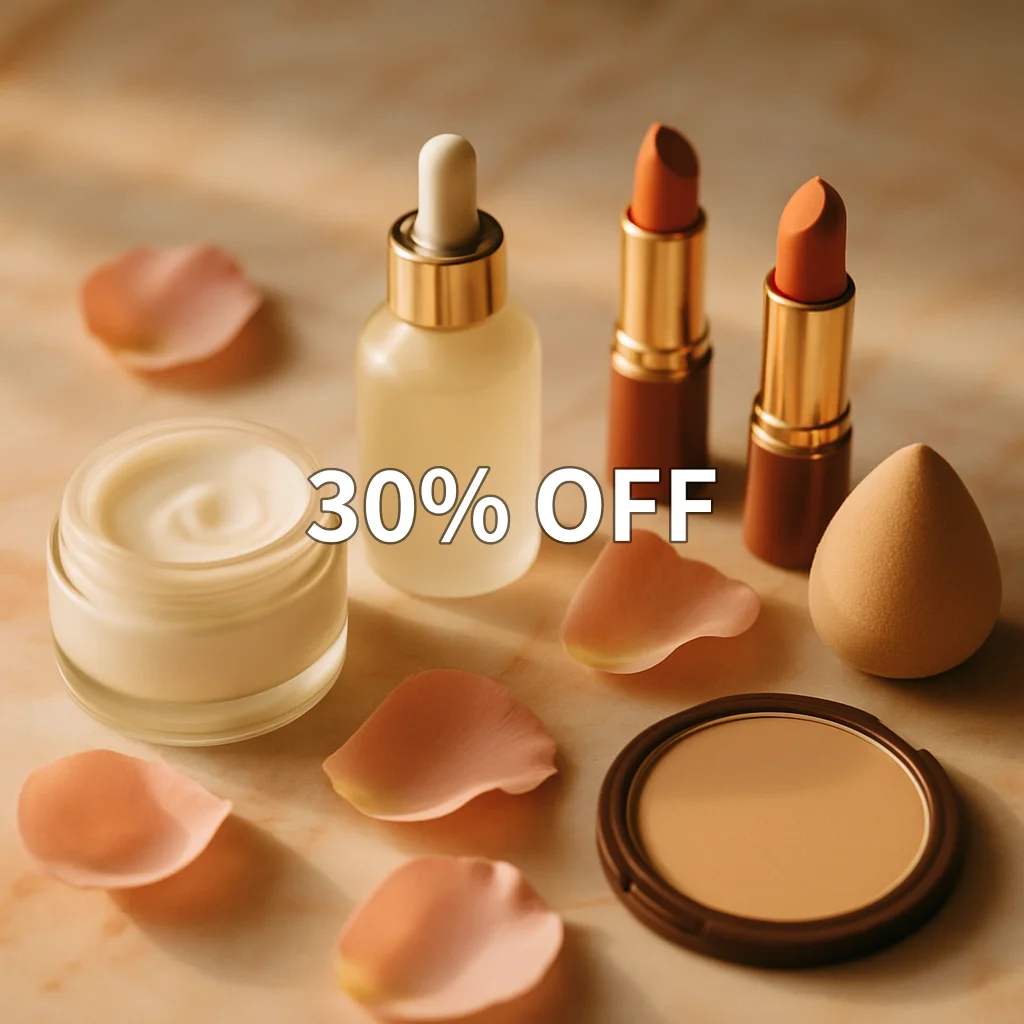 人気コスメが今なら30%OFF！数量限定